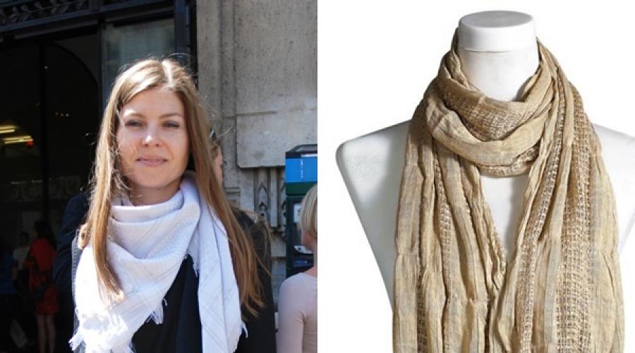 Вязаные шарфы – самые красивые и модные модели. Учимся красиво завязать шарф на шее