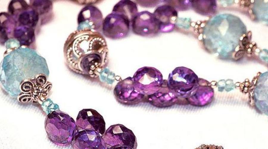 Jaké kameny lze použít k výrobě šperků.  Šperky vyrobené z přírodních kamenů