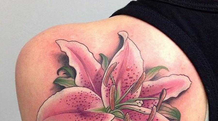 Lotus (tetování): význam symbolu a historie.  Lily tetování: význam a fotografie