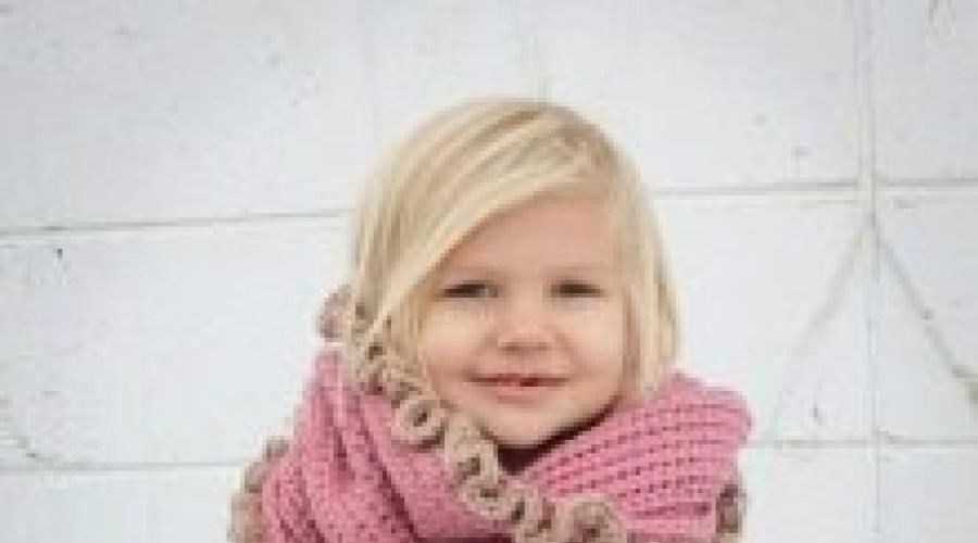 Как связать красивый детский шарф. Узоры для вязания шарфа спицами