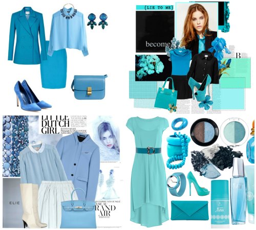 Co se hodí k modré v oblečení?