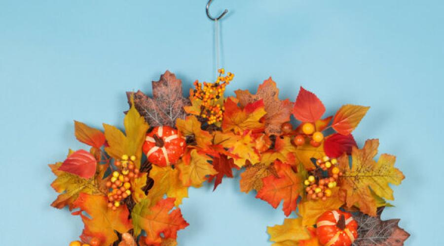 Podzimní řemesla na talíři.  Podzimní řemesla z přírodního materiálu: rychlá a krásná