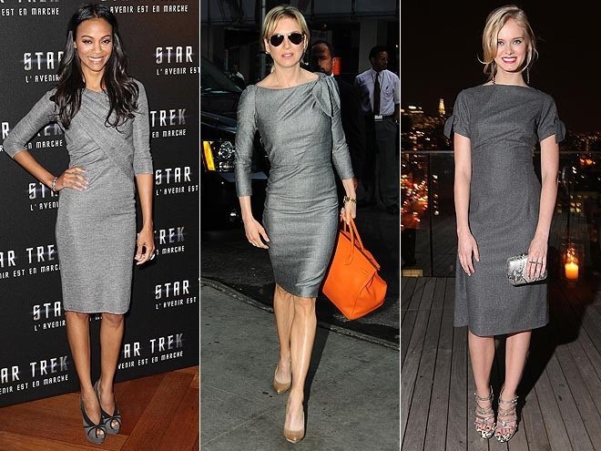 Какво да носите със сива рокля: изберете чорапогащи, обувки, бижута
