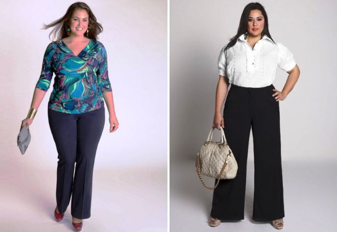 Панталони за пълни жени - най-добрите модели и какво да носите с тях?
