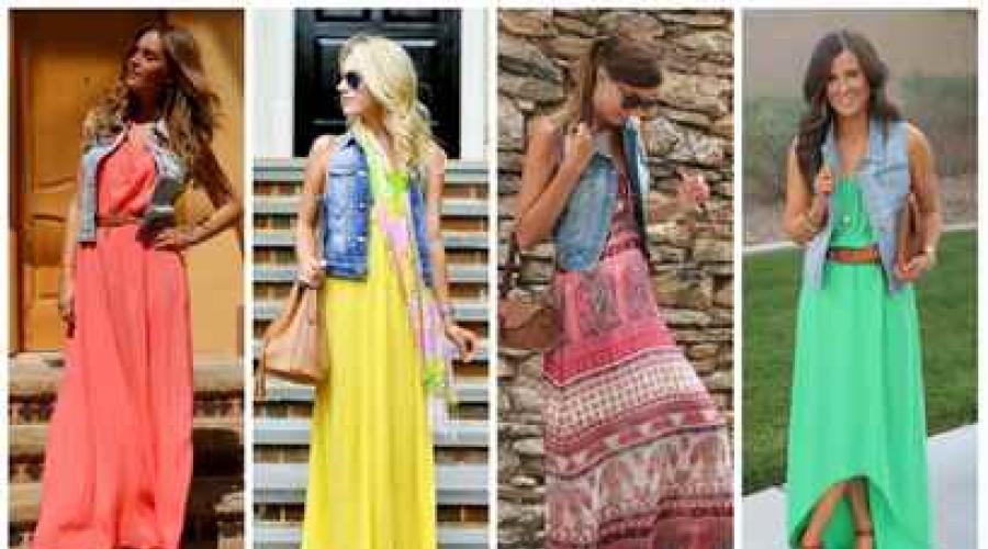 Letní letní šaty na podlahu ozdobí každou dámu.  Letní dlouhé letní šaty jsou nepostradatelným prvkem módního šatníku.