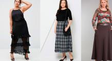 Поли за пълни жени: модни стилове