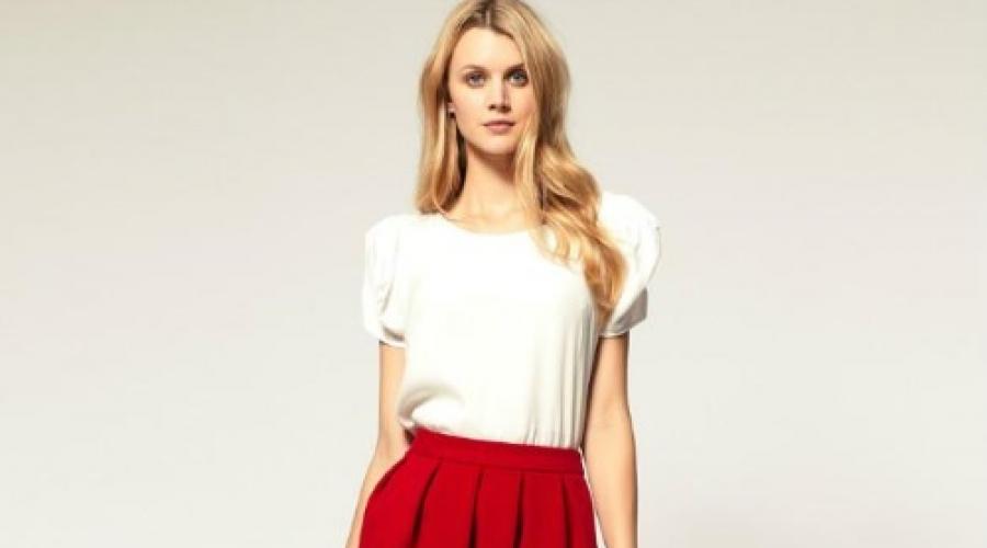 Co nosit s červenou sukní nebo nejlepší tipy pro vytvoření osobního stylu