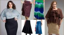 Módní a stylové sukně pro obézní ženy - jak nosit